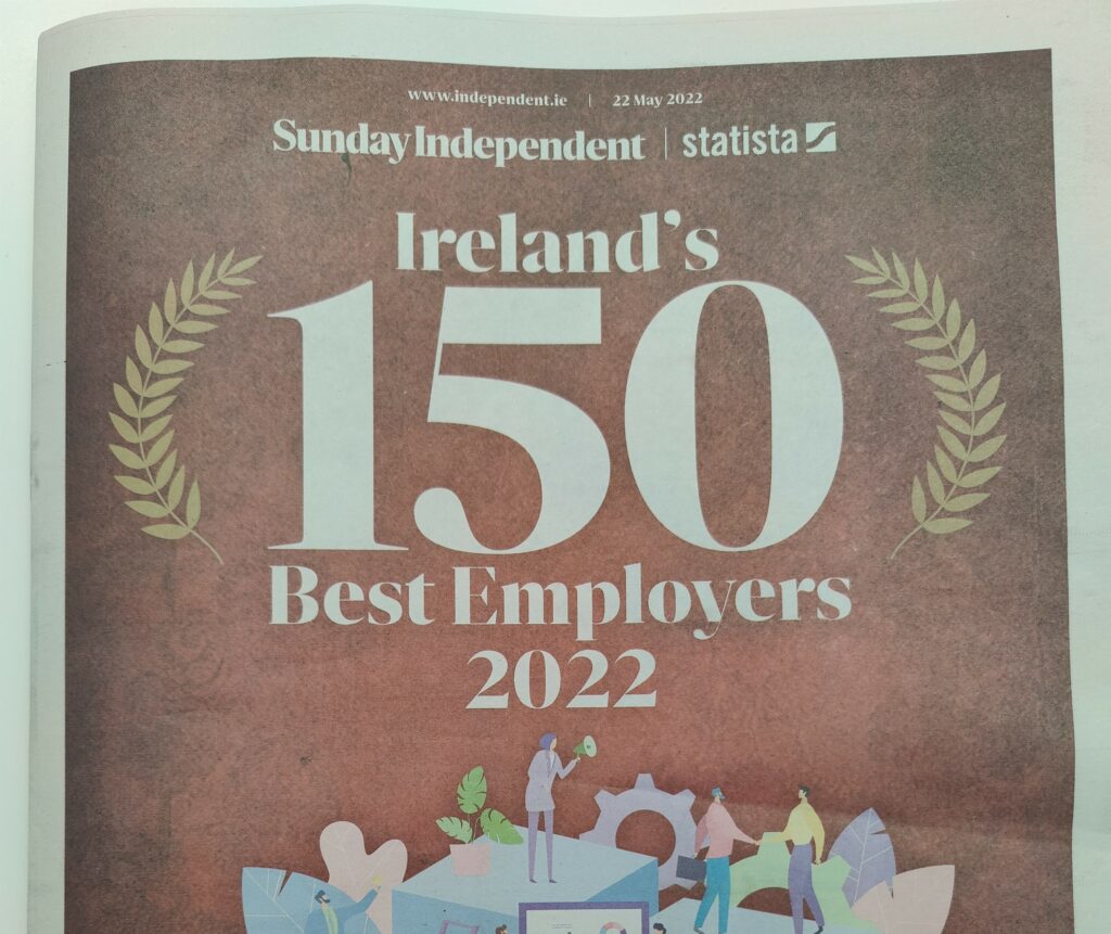CJK is the 17th Best Employer in Ireland – ranking higher than any other construction company in the country!