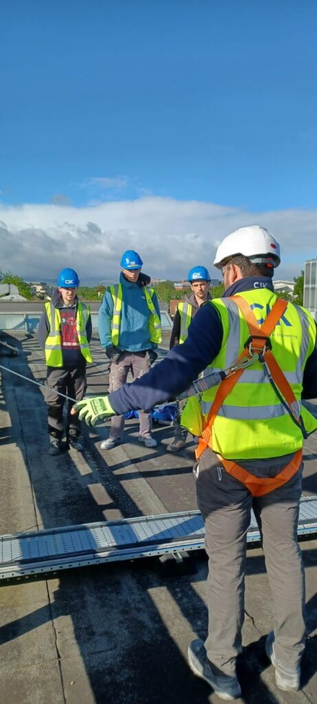 Health and safety training on RTÉ site CJK